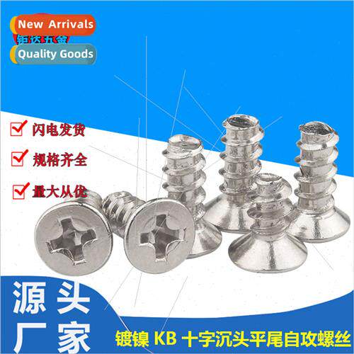 KB cross flat head flat tail tapping screws small screws M1M