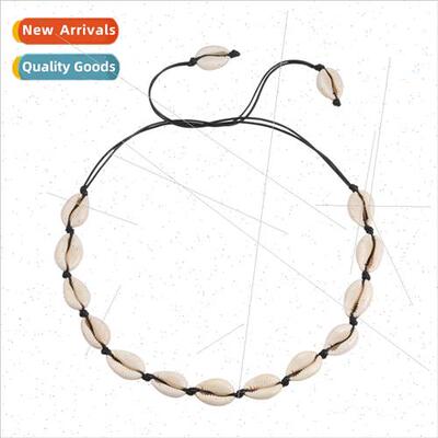 Europe Fashion Shell Full Handmade Threading Necklace Adjust