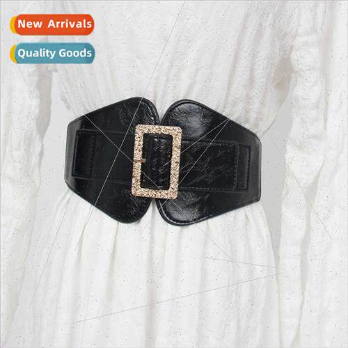 Coat wide belt ladies PU leather sweater dresses sub su wais