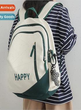 Schoolbag female middle school students teenage girl shoulde