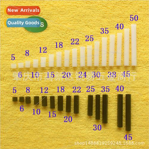 Black whe nylon post M3 double pass nylon hexagonal post iso