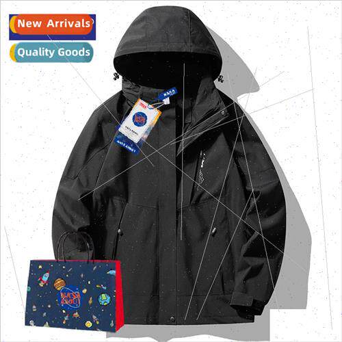 rushing jacket men women spring fall tide three-in-one mount