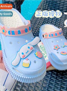 Autumn summer outside wear Baotou heightening sandals slippe