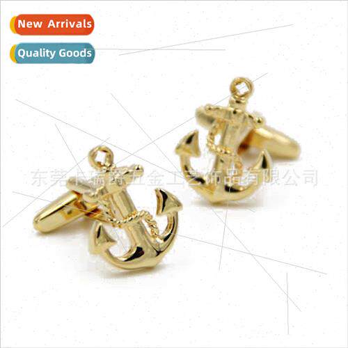 Business Wired Anchor Shape Cufflinks Cufflinks New Gold Anc