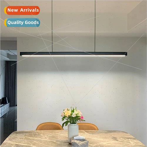 Minimalist long dining room chandelier modern simple creativ
