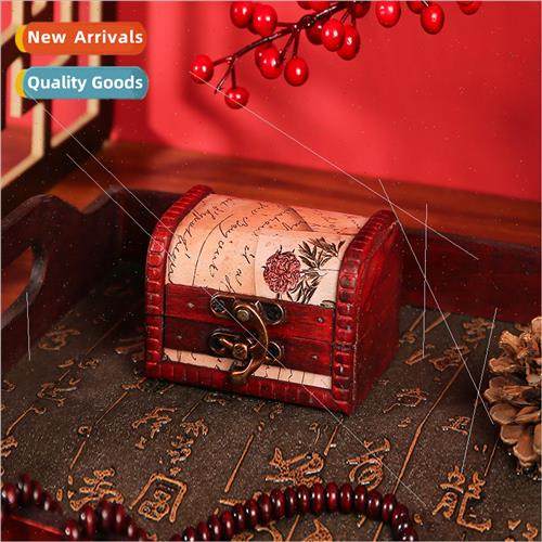 Retro small wooden box classic hot sale small box storage st