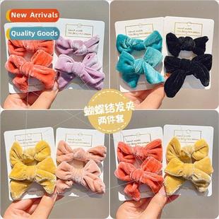 baby winter clips hair bow girls children new autumn 2023