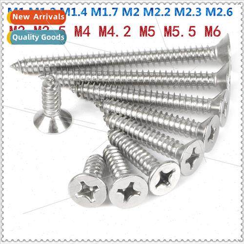 Stainless steel screws 304 tapping screws Phillips flat head