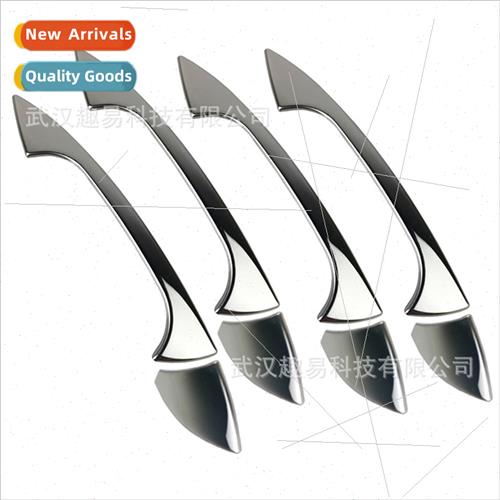 A set of 8 silver chrome plating door handle cover 适用 Merc