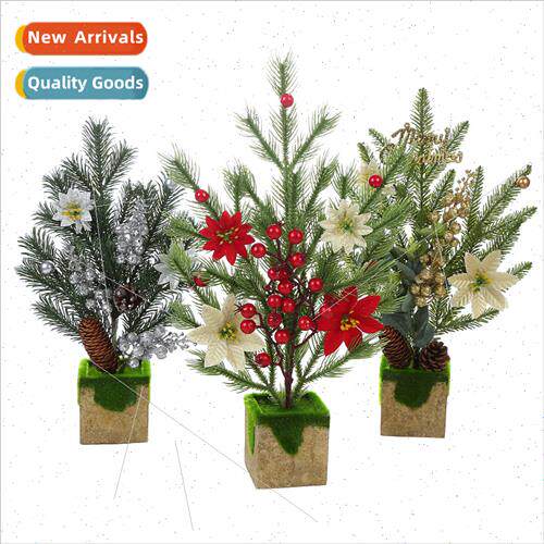 Christmas decorations PE30CM Christmas potted plants hotel s