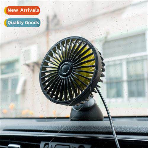 Car flash F403 car USB fan instrument suction cup balm creat