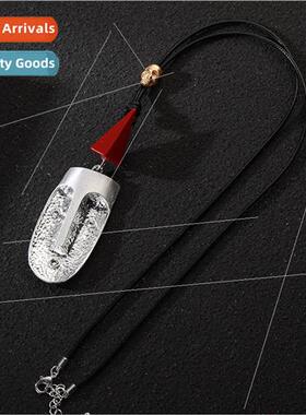 Fashion Clashing Color Brushed Alloy Pendant Abstract Hundre