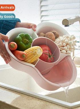 Drainage basket Double layer family buffet hot pot fru veget