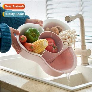 layer family fru basket veget pot Double hot Drainage buffet