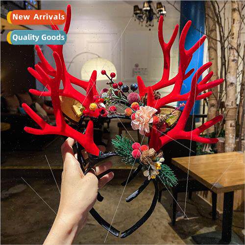 New Christmas children antler hair bands cute Christmas Eve