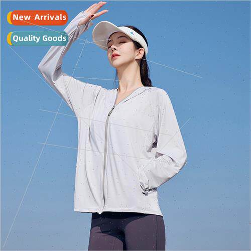 Ice silk sunscreen clothing light medium-length men women ou