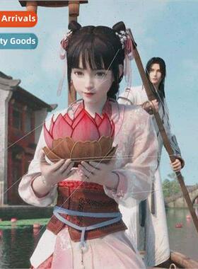 Parish Council Parish Cos Wig Ancient Chinese Girl Han Eleme