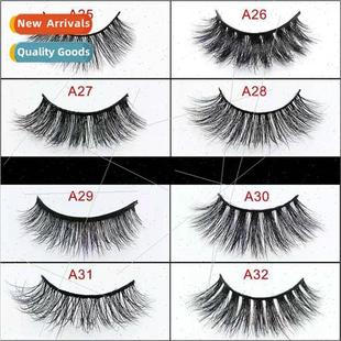 Natural Eyelashes False Pair Mink
