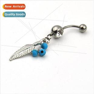 Dreamcatcher Turquoise Belly Button Piercing Ring Jewelry