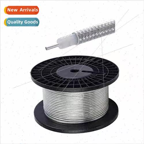 Coaxial radio frequency cable high temperature resistant hig