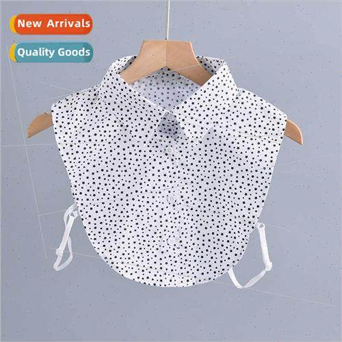 Inner Plaid Elegant Sophisticated Professional Fake Collar