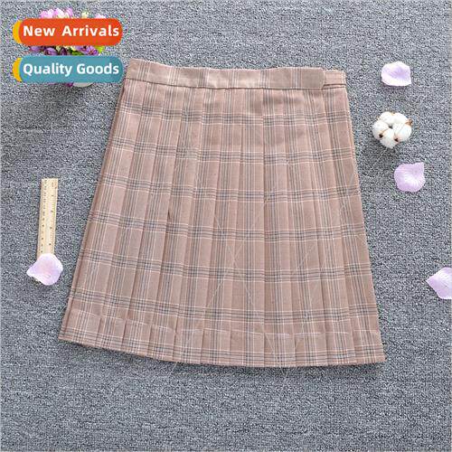 JK Unim Japan Academy High Waist ght Tea Check JK Autumn Hal