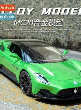 1:22 Marsha MC20 alloy sports car back to sound light open d