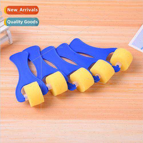 Children Painting Blue Handle Roller Sponge Brush Sponge Pai