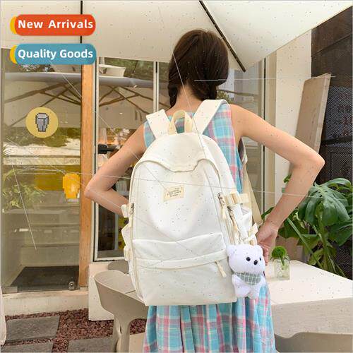 Korea fresh sweet girl nylon ulzzang backpack ancient sense