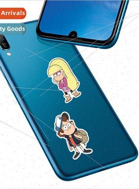 New 50 grotesque town cute cartoon girl heart cell phone dia