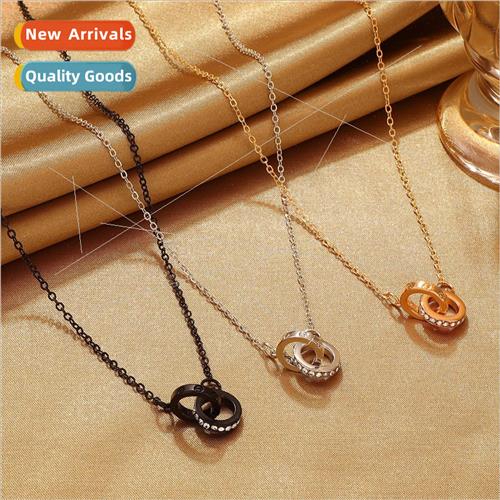 Fashion Women Necklace Ring Ring High-class Feeling Collarbo