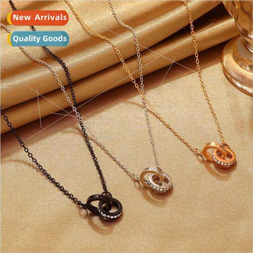Fashion Women Necklace Ring Ring High-class Feeling Collarbo