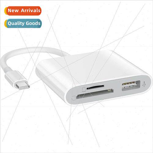 USB-C 3-in-1 card reader read SD TF card U disk cell phone T