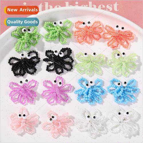 Funny cute personality eye colorful flowers diy handmade wea
