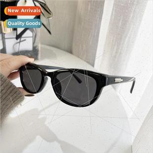 winter smal sunglasses female square high American set retro