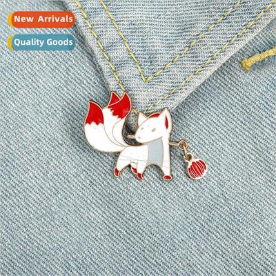 Small fox brooch ins tide personalized high-grade female ant