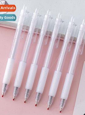 Pure color large capacity click water pen students writing n