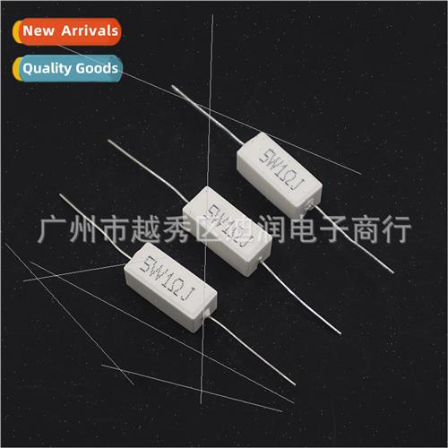 5W Cement Resistor Porcelain Case Horizontal 0.1R0.2 0.5R 1R
