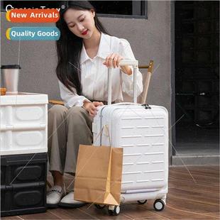 New aluminum frame front opening sucase PC luggage 20 inch s