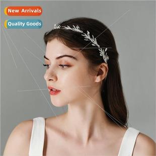 hair band bride rhinestone hai portra leaf wedding New sweet