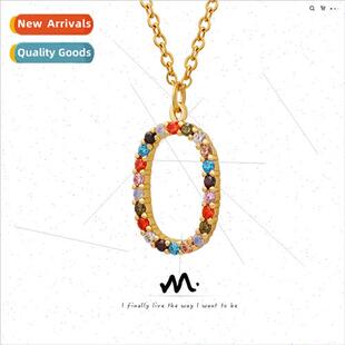 Spanish niche Europe jewelry copper inlaid colorful zirconia