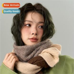 winter splicing color warm autumn collision mohair years