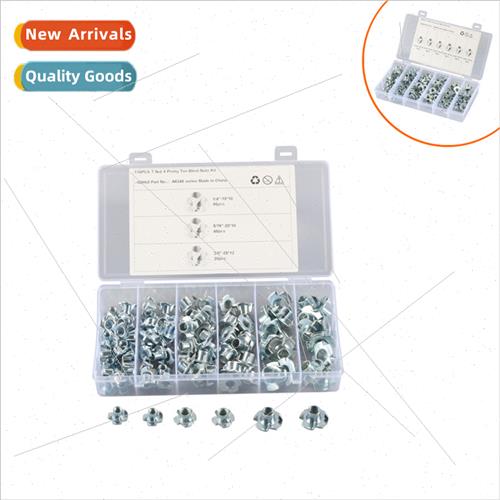 Four-jaw nuts inch Four-pronged claw nuts Four-pronged stud