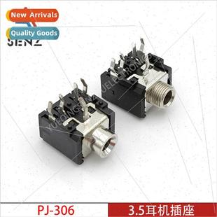 hole nut pin 3.5MM socket 306 3.5 optical headphone