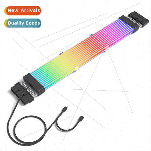 argb graphics card glowing line 3*8P silicone light-emting t