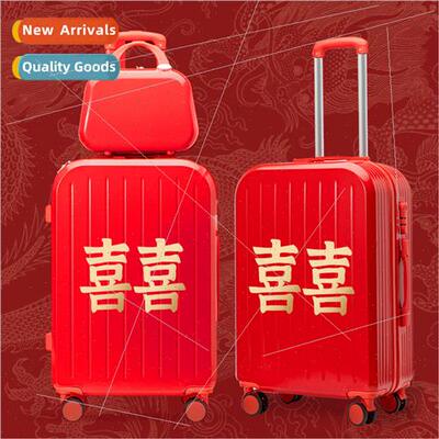 Bride wedding sucase red dowry trolley sucase wedding dowry