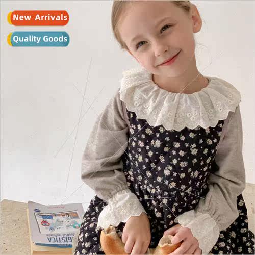 Korea girls fall and winter new retro floral cotton jacket u