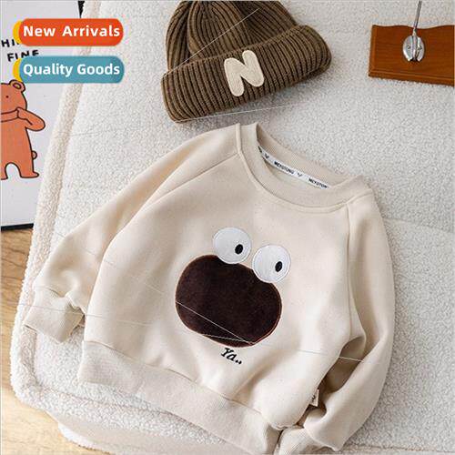 2023 winter new padded sweater boys cartoon clothes Korean