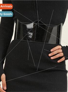 mple texture women waist seal point diamond belt wide hundre