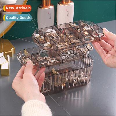 Transparent Antioxidant Jewelry Box Organizer new Dustproof